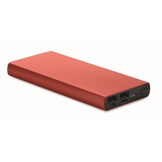 BRAHMA Hliníková powerbanka s kapacitou 10 000 mAh vínová