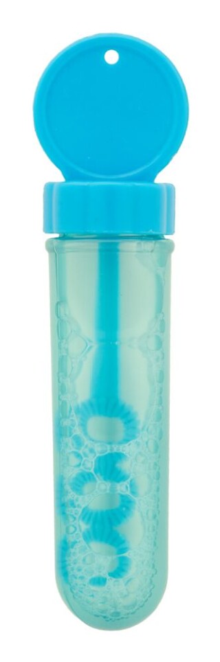 Bublifuk v barevném plastu, s 30 ml náplní, modrá