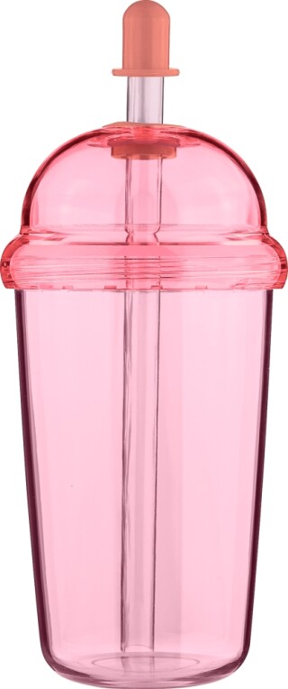 Cestovní hrnek na pití 500 ml, růžová