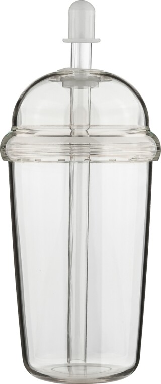 Cestovní hrnek na pití 500 ml, transparentní