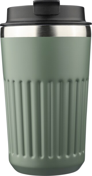 LACHOS Cestovní termohrnek z recyklované nerezové oceli, 400 ml, zelená