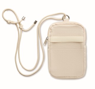 Crossbody brašna na smartphone, béžová