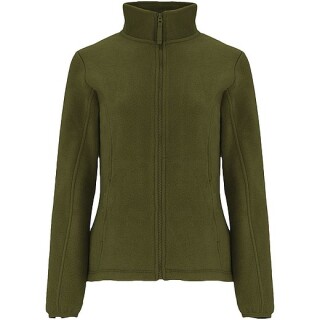 Dámská fleecová celorozepínací bunda, ROLY ARTIC, vojenská zelená tmavá, vel. 2XL