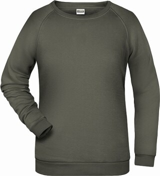 Dámská mikina James Nicholson sweatshirt women, šedá, vel. 3XL