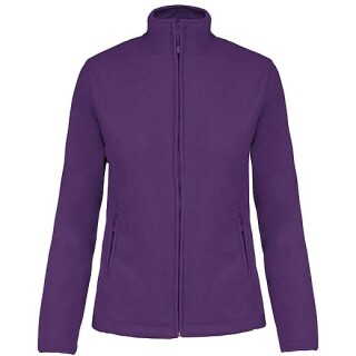 Dámská mikrofleecová mikina Kariban fleece jacket women, fialová, XXL