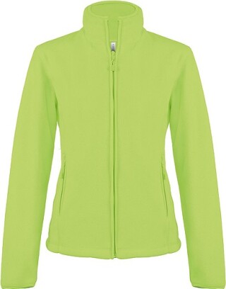 Dámská mikrofleecová mikina Kariban fleece jacket women, světle zelená, vel. 4XL
