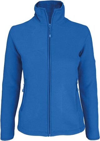 Dámská mikrofleecová mikina Kariban fleece jacket women, královská modrá, vel. 3XL