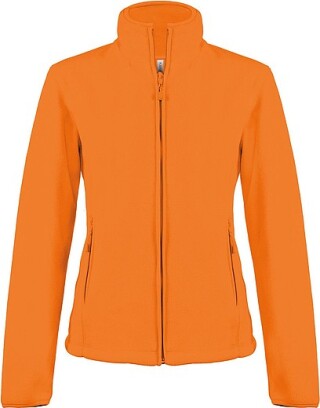 Dámská mikrofleecová mikina Kariban fleece jacket women, oranžová, vel. L