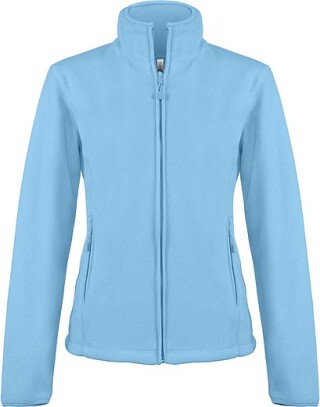 Dámská mikrofleecová mikina Kariban fleece jacket women, sv. modrá, vel. XL