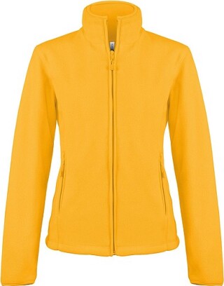 Dámská mikrofleecová mikina Kariban fleece jacket women, žlutá, vel. M