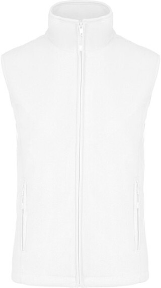 Dámská mikrofleecová vesta Kariban fleece vest women, bílá, vel. S