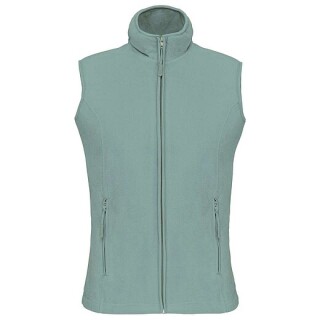 Dámská mikrofleecová vesta Kariban fleece vest women, mátová, vel. XXL