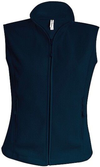 Dámská mikrofleecová vesta Kariban fleece vest women, námořní modrá, vel. M