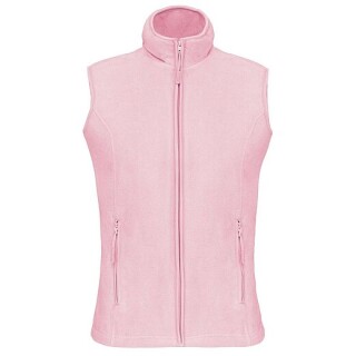Dámská mikrofleecová vesta Kariban fleece vest women, světle růžová, vel. M