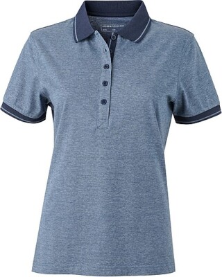 Dámská polokošile James Nicholson polo megange women, sv. modrá/ tmavě modrá, vel. L