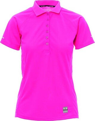 Dámská polokošile PAYPER TRAINING LADY, fluo růžová, velikost S