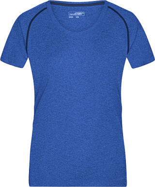 Dámské sportovní tričko James Nicholson sports T-shirt women, červená/černá, vel. XL