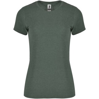 Dámské tričko Roly Fox, velikost 2XL, tmavě zelený melír