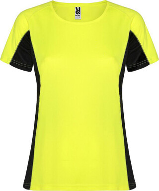 Dámské tričko Roly Shanghai, fluorescenční žlutá, velikost 2XL