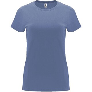 Dámské tričko s krátkým rukávem, ROLY CAPRI, riflové barvy, vel. 2XL