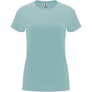 Dámské tričko s krátkým rukávem, ROLY CAPRI, pastelově modrá, 2XL