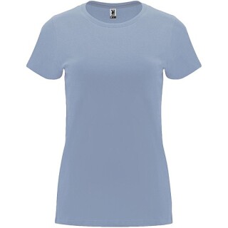 Dámské tričko s krátkým rukávem, ROLY CAPRI, světle modrá, 2XL