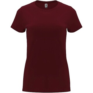 Dámské tričko s krátkým rukávem, ROLY CAPRI, vínová, vel. 2XL