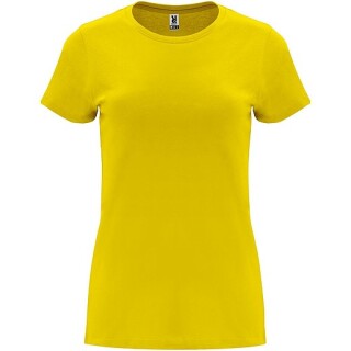 Dámské tričko s krátkým rukávem, ROLY CAPRI, žlutá, vel. 3XL
