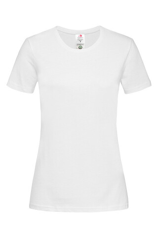 Dámské tričko STEDMAN CLASSIC-T ORGANIC WOMEN z bio bavlny, bílá, S