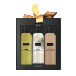 Dárkový set 3 sprchových pěn (200 ml) TREATMENTS® Giftbox Foaming Extravagance - Elements