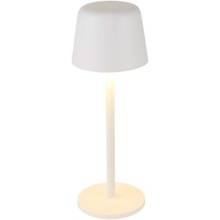 Dobíjecí stmívatelná stolní lampa se 3 režimy svícení, bílá