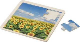 Dřevěné puzzle 9 dílků, k potisku