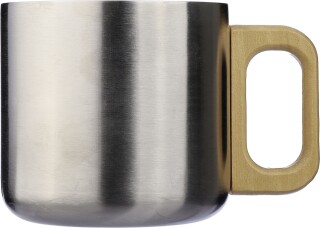 MARIAL Dvoustěnný termohrnek z nerezové oceli, 400 ml, stříbrná