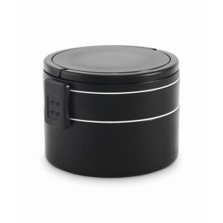 Dvoupatrový box na oběd 950 ml, černá