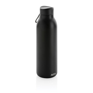 KASTORIA Vakuová termoska z recyklované nerezové oceli, 500 ml, černá