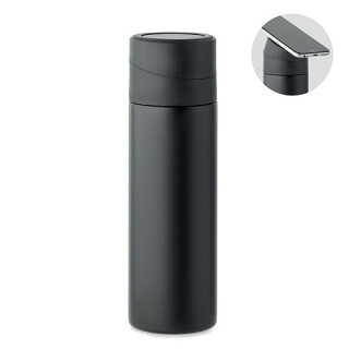 Dvoustěnná vakuová láhev 420 ml, černá