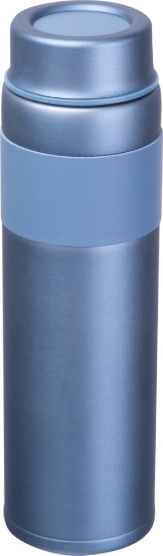 Dvoustěnná vakuová nerezová termoska 600 ml, světle modrá
