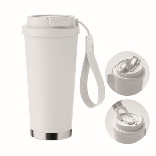 Dvoustěnný termohrnek 500ml, bílá