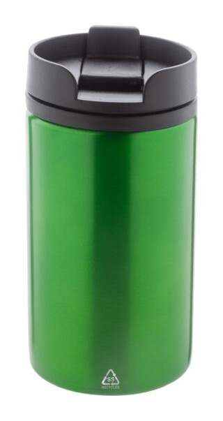 Dvoustěnný termohrnek, 250 ml, zelená