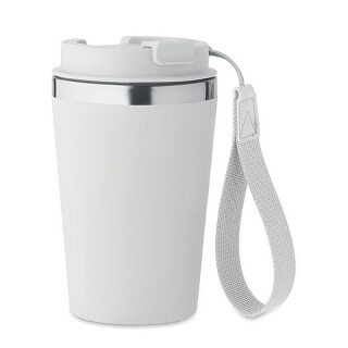 Dvoustěnný termohrnek 350 ml, bílá