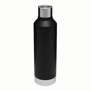 Dvouvrstvá nerezová láhev na pití, 500ml, černá