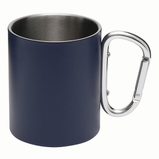 Dvouvrstvý nerezový hrnek, 300ml, námořní modrá