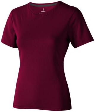 Tričko ELEVATE NANAIMO LADIES T-SHIRT vínová 188C, velikost M