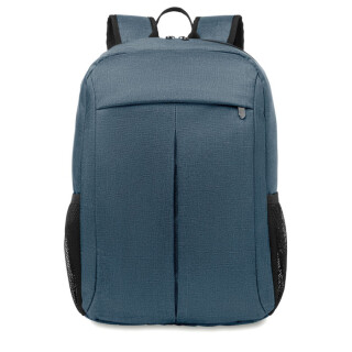 Batoh na notebook z dvoubarevného polyesteru, modrá