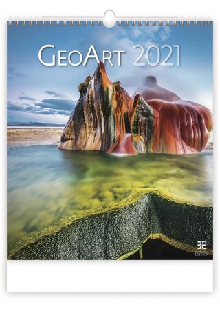 Geo Art 2027, nástěnný kalendář, prodloužená záda