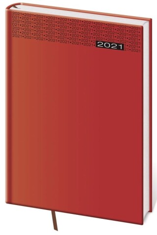 Gommato 2027 diář týdenní A5, červený