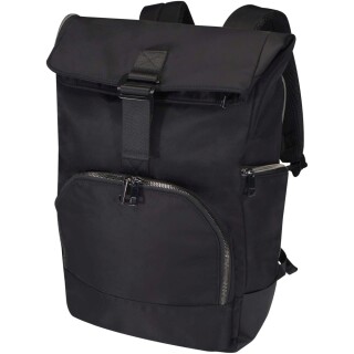 GRS recyklovaný rolovací batoh velikosti 15” , černá