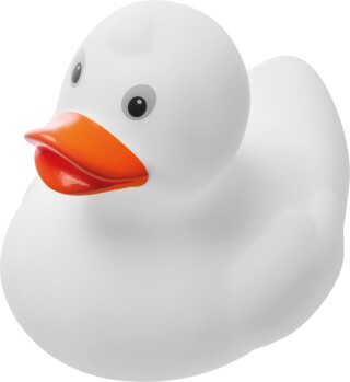 Gumová kačenka vyrobena z PVC, bílá