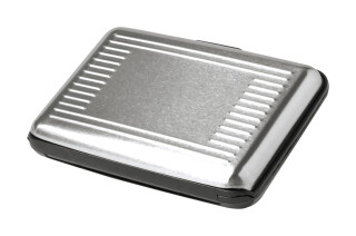 Hliníkový obal na karty s RFID ochranou, stříbrný