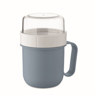 CUPOKO Plastový kelímek na svačinu, 450 ml, petrolejová